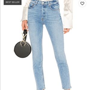 Grlfrnd Karolina high rise jean. Size 24